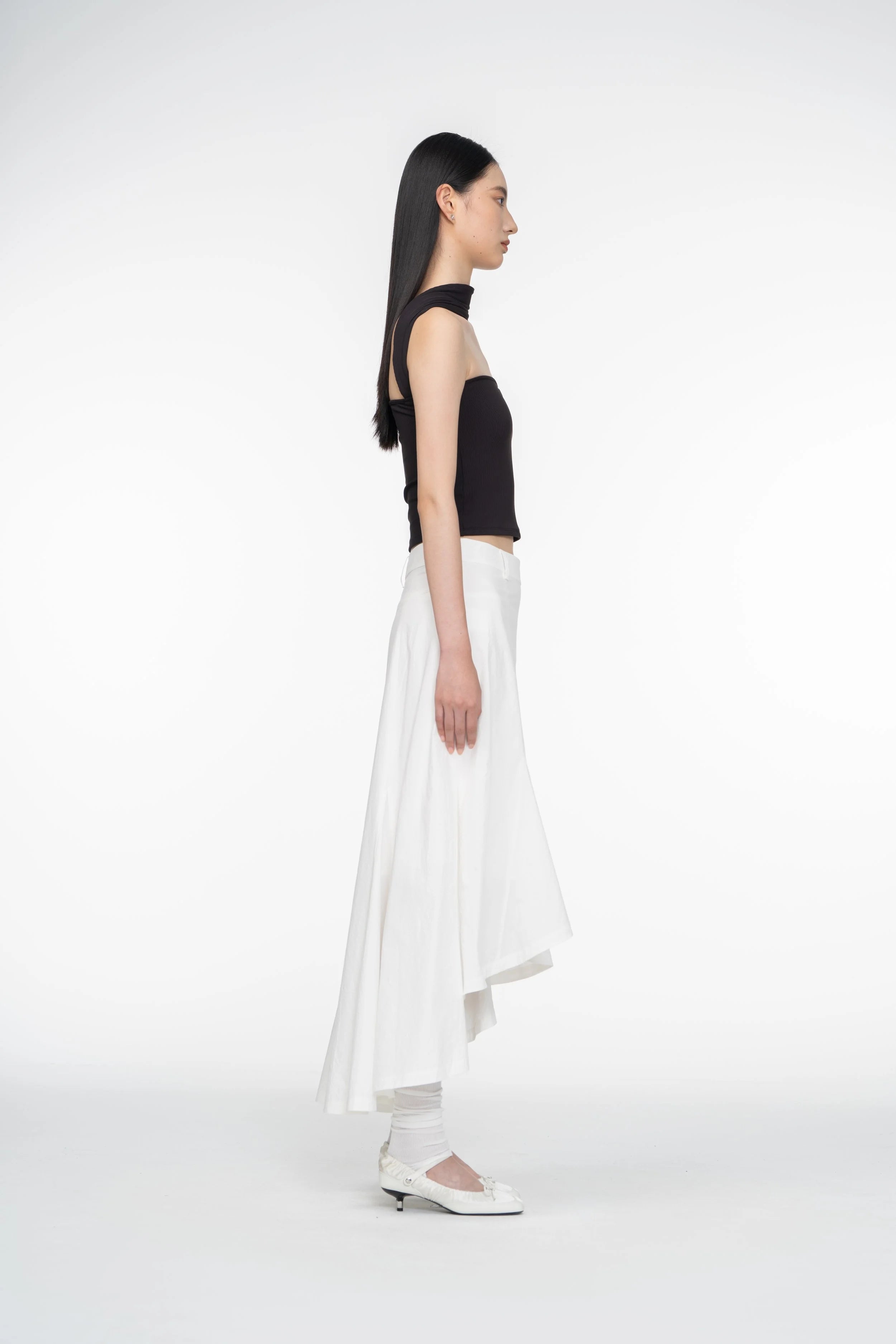 FIR© Tube Top with Neck Band in Black