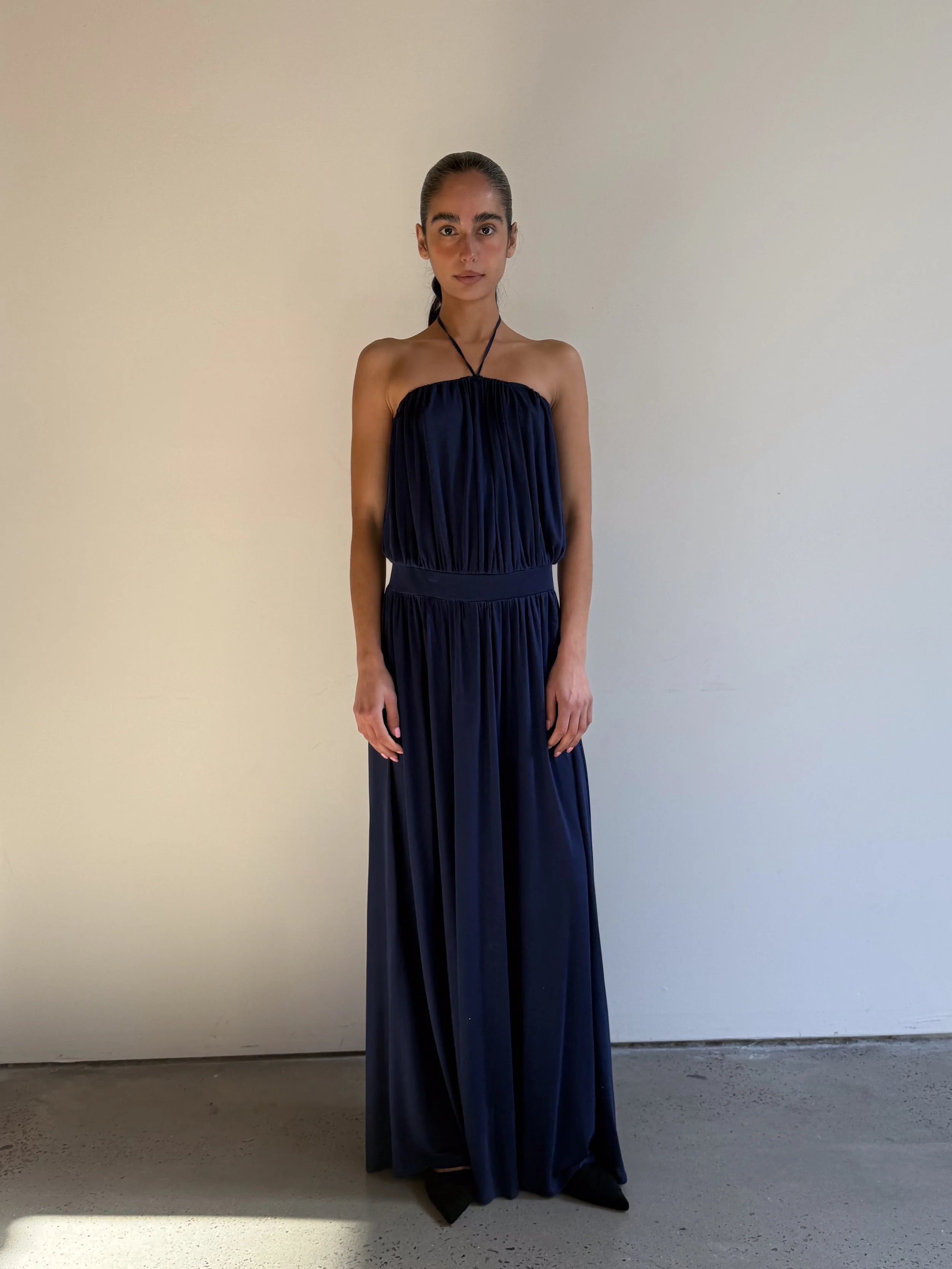 SEACELL© Two Way Open Back Gown in Black