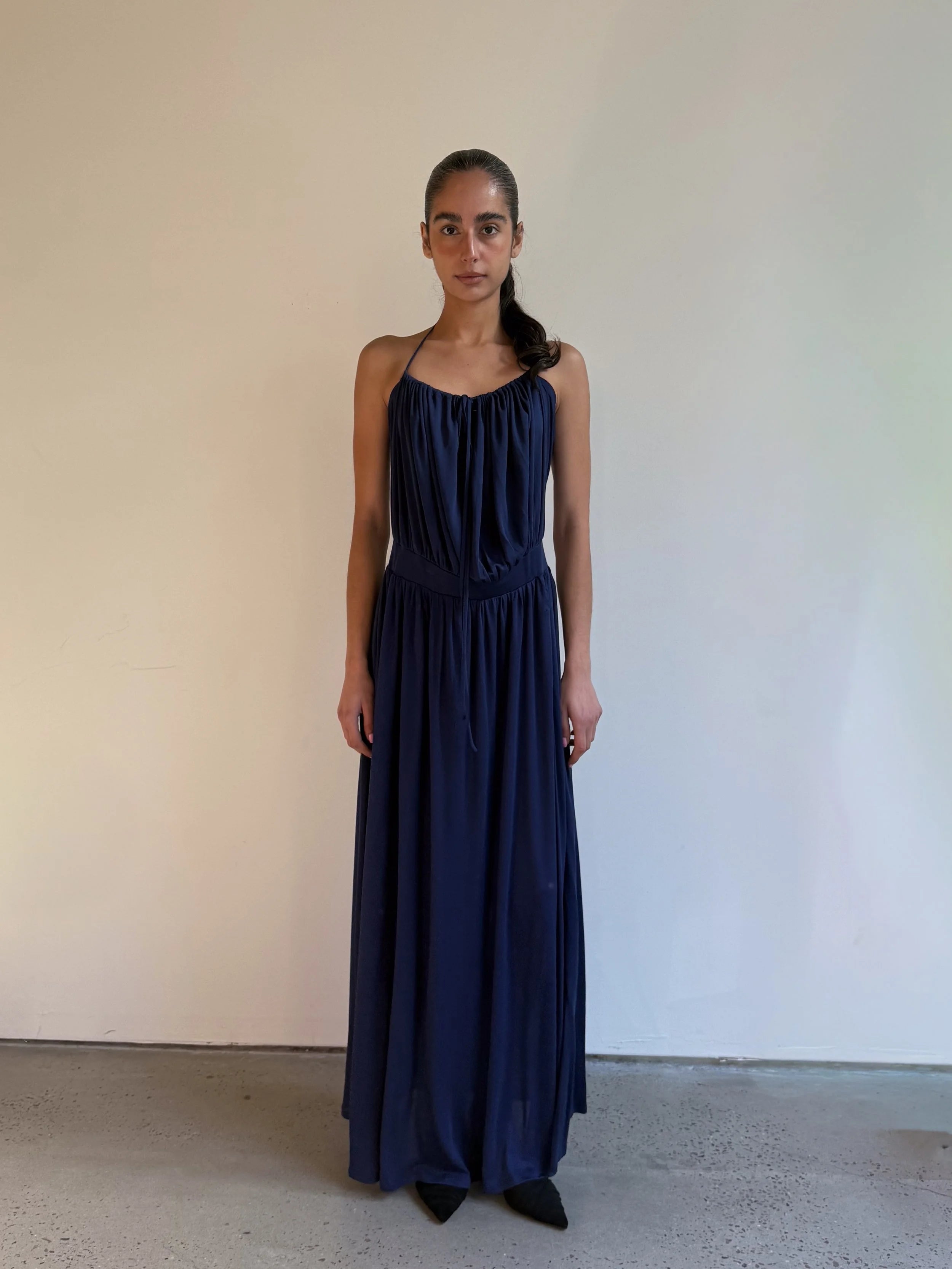 SEACELL© Two Way Open Back Gown in Black
