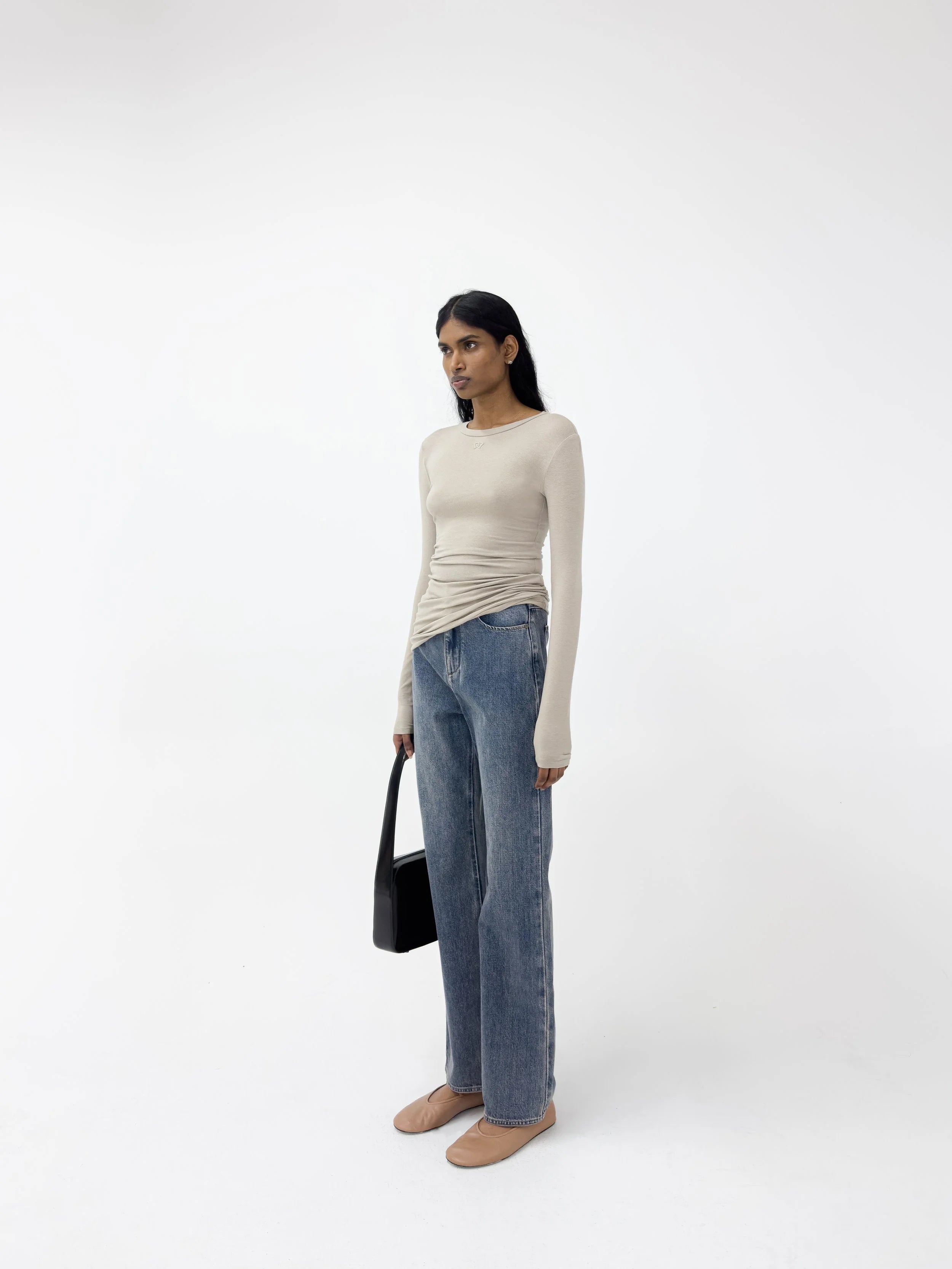 Tailored Straight Leg Jeans
