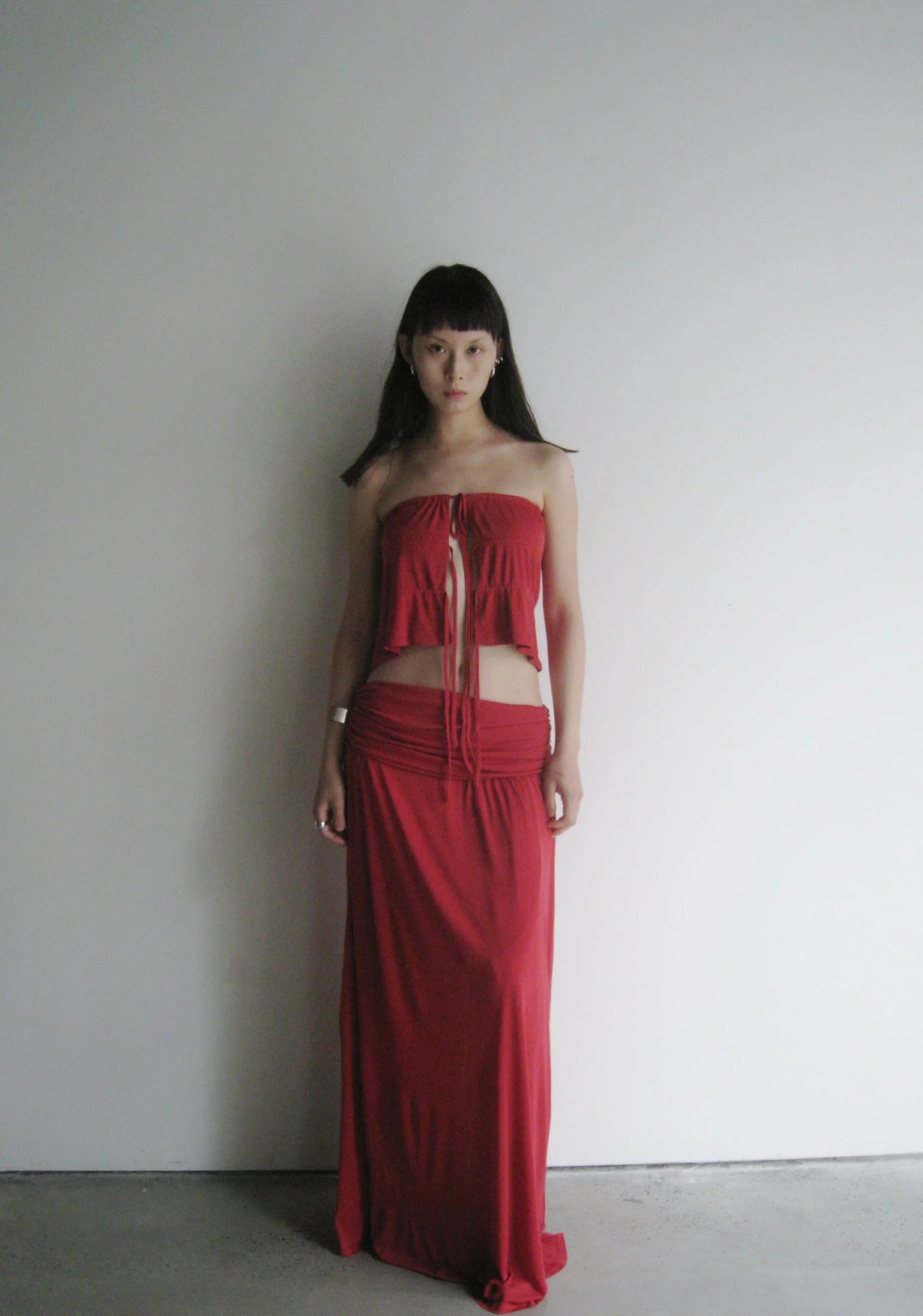 SEACELL© Tie Front Top in Fiery