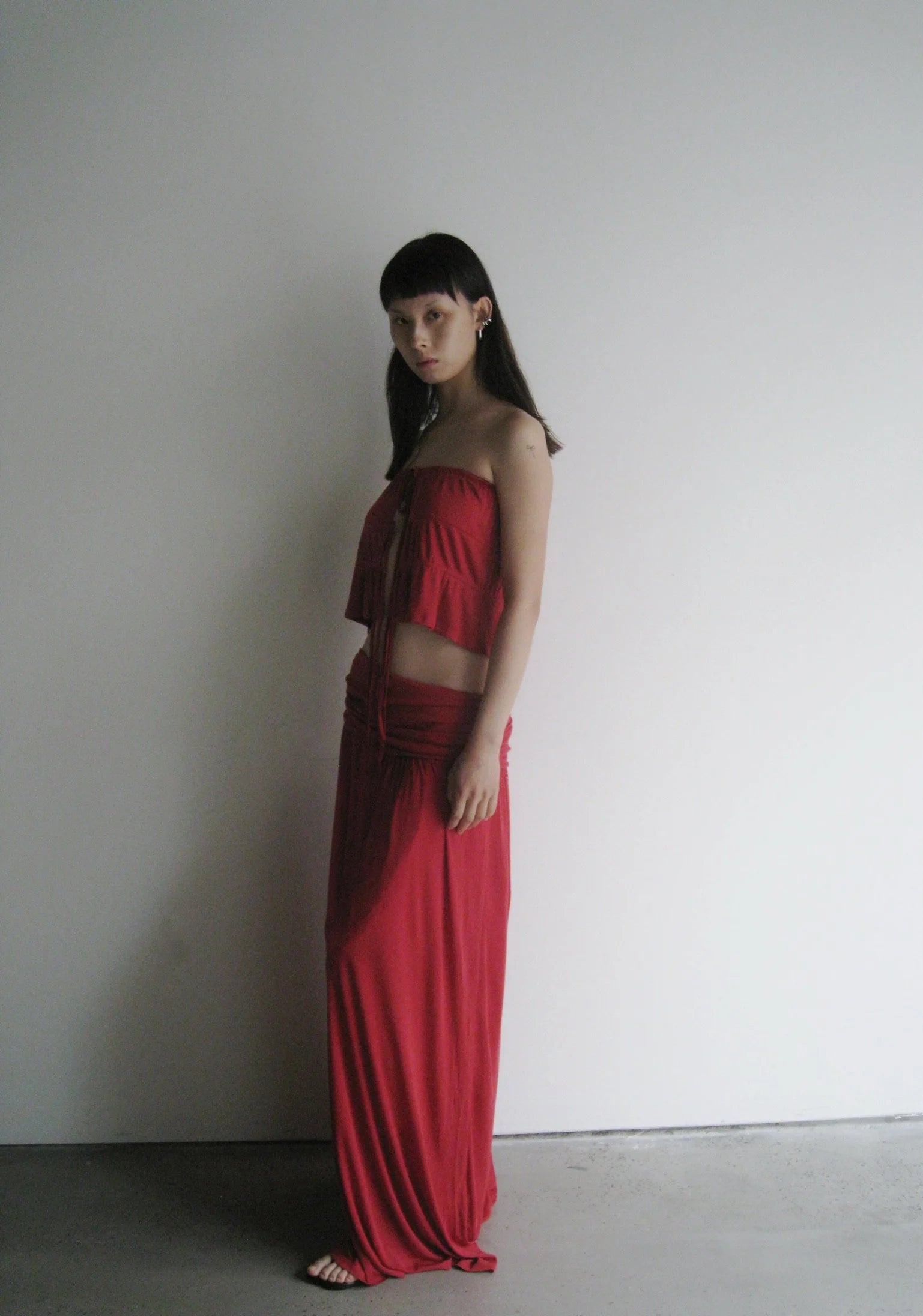 SEACELL© Tie Front Top in Fiery