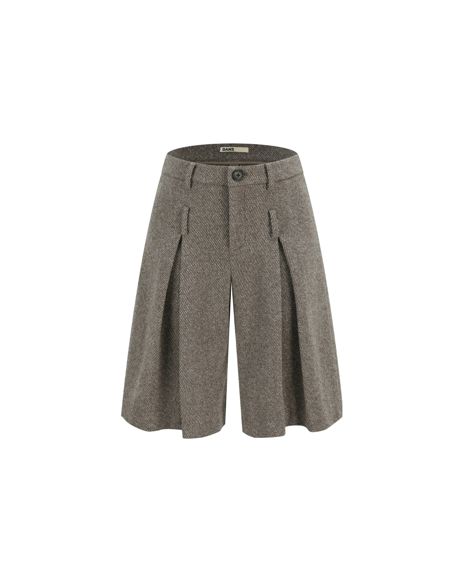 Tailored Shorts with Front Pleats