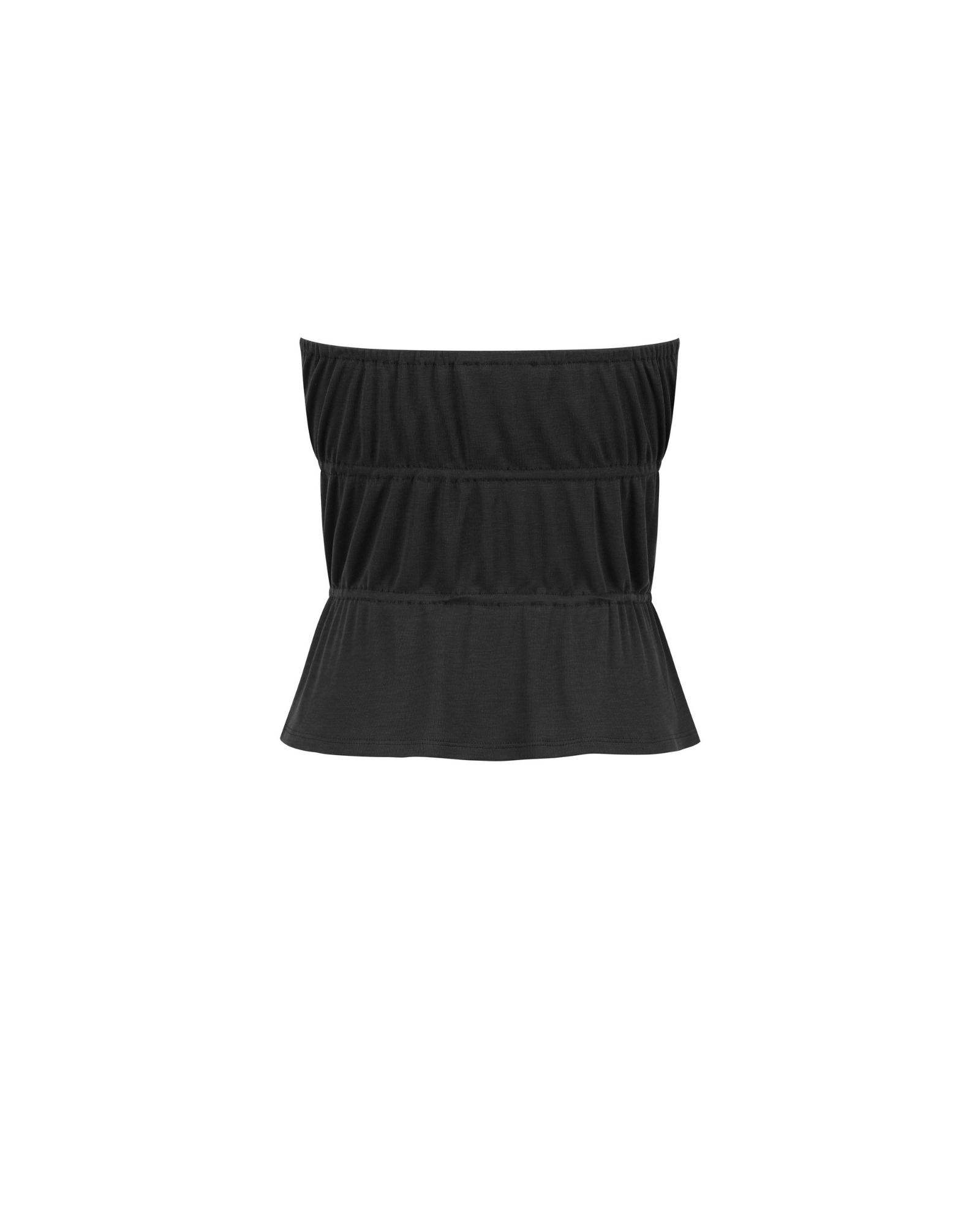 SEACELL© Tie Front Top in Black