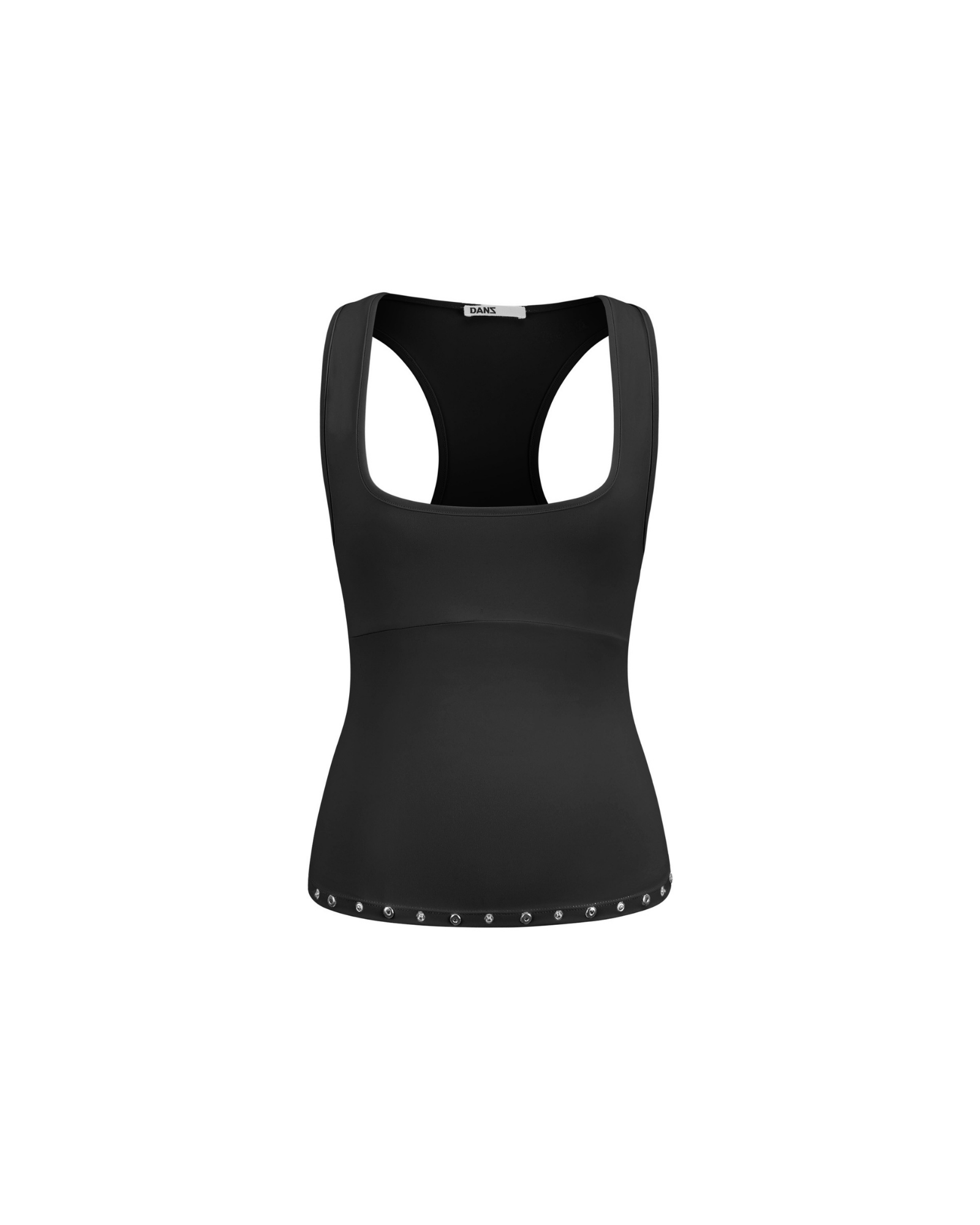 SENSITIVE® Tank Top with Rivets in Black