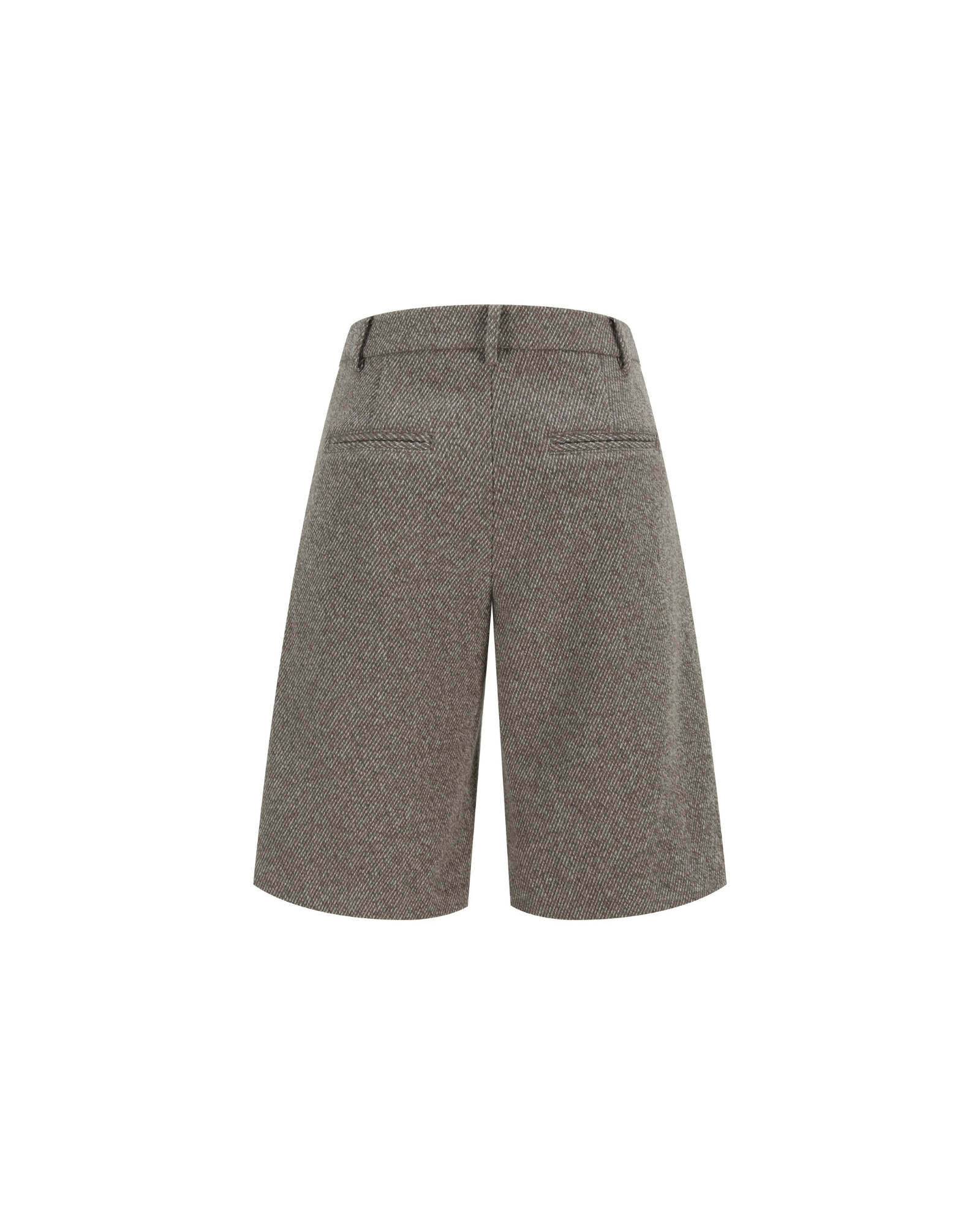 Tailored Shorts with Front Pleats