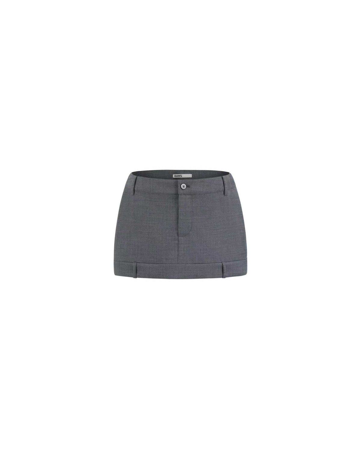 Spliced Two-Piece Midi Skirt in Ash