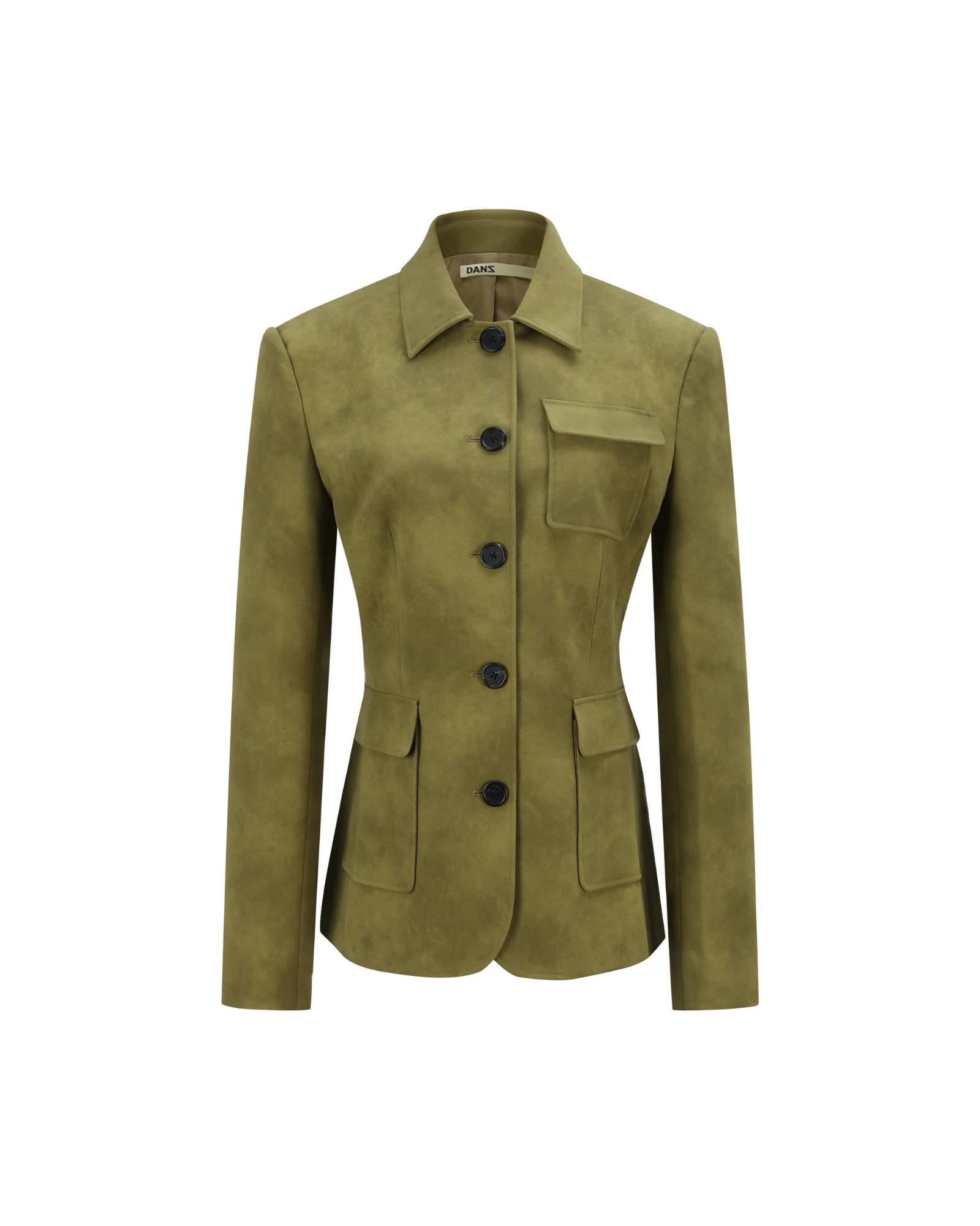 Suede Tailored Jacket