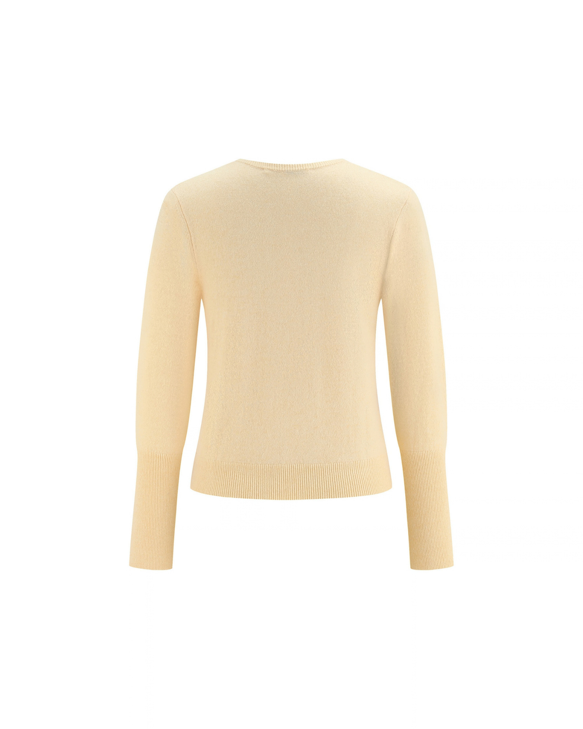 Double V-Neck Cashmere Baby Knit in Gosling