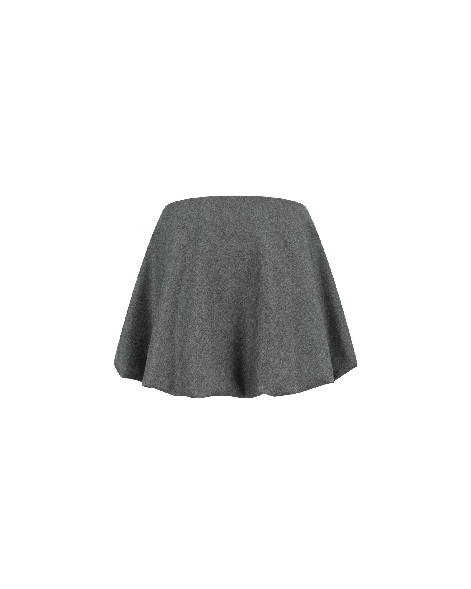Merino Wool Mini Bubble Skirt