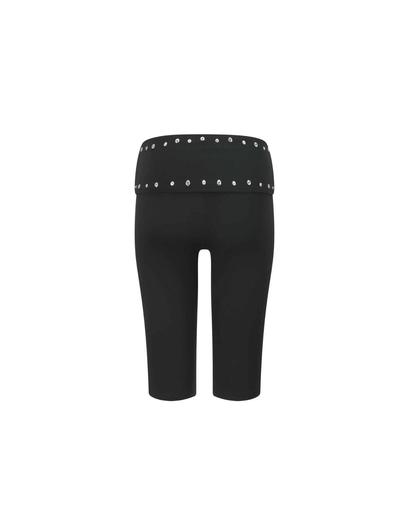 SENSITIVE® Capri Shorts with Rivets in Black