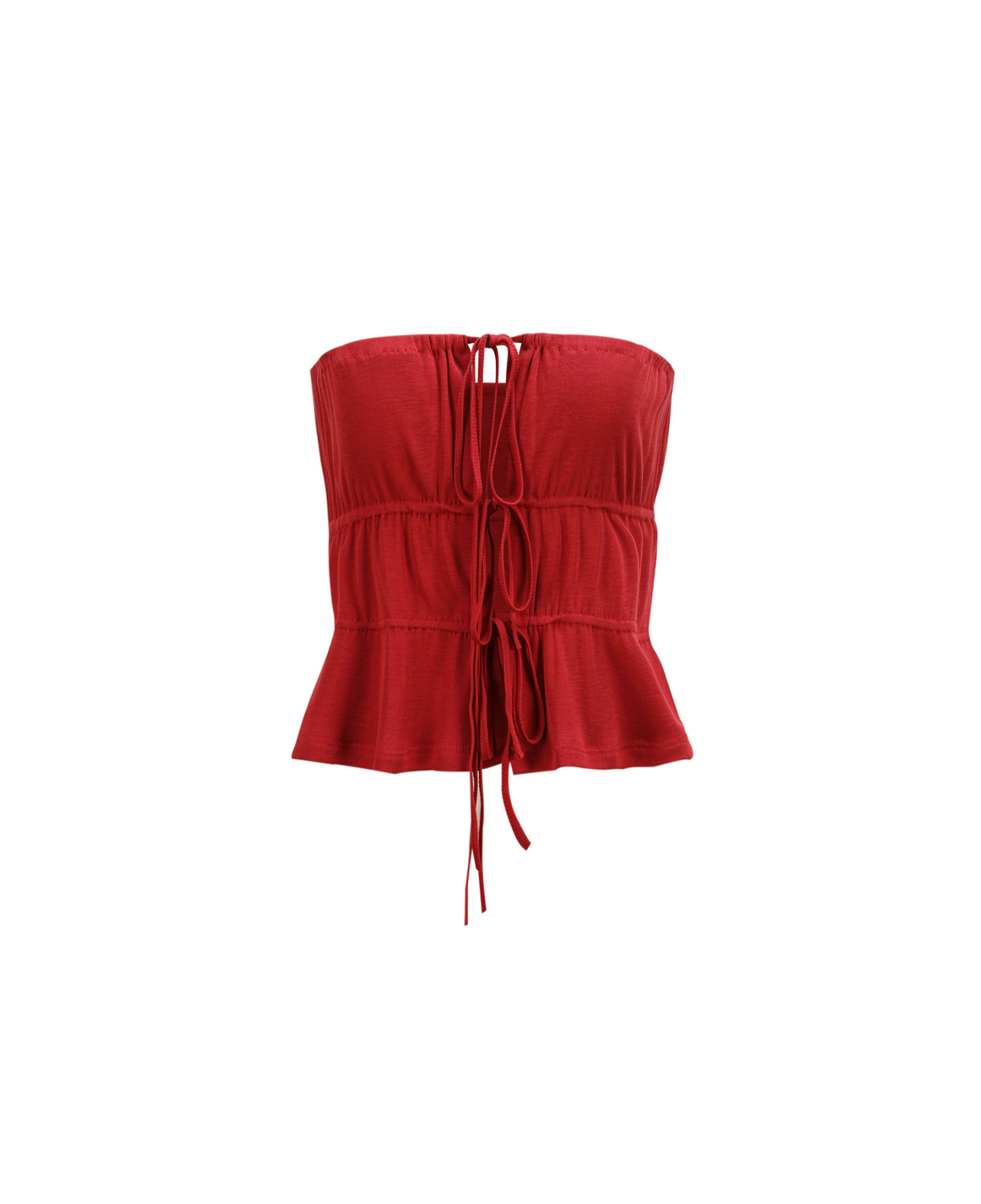 SEACELL© Tie Front Top in Fiery