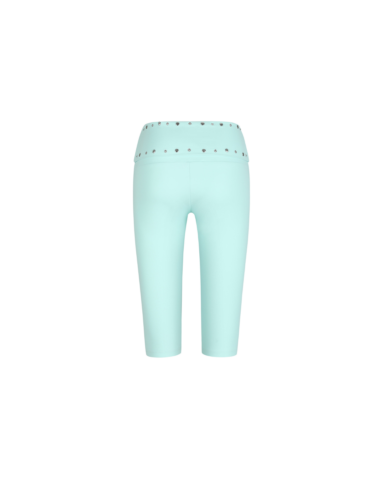SENSITIVE® Capri Shorts with Rivets in Mint