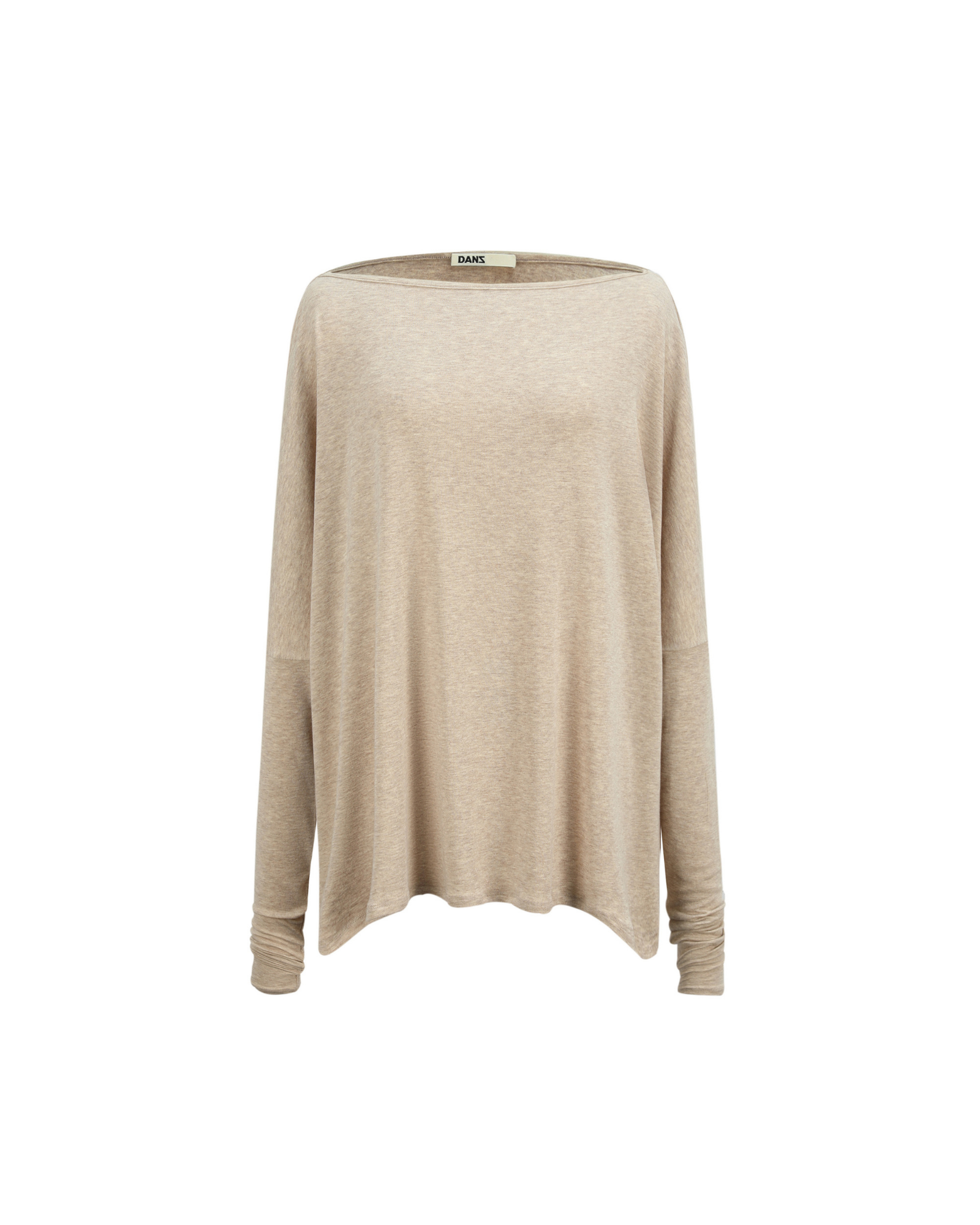 Oversized Long Sleeve Top in Oat