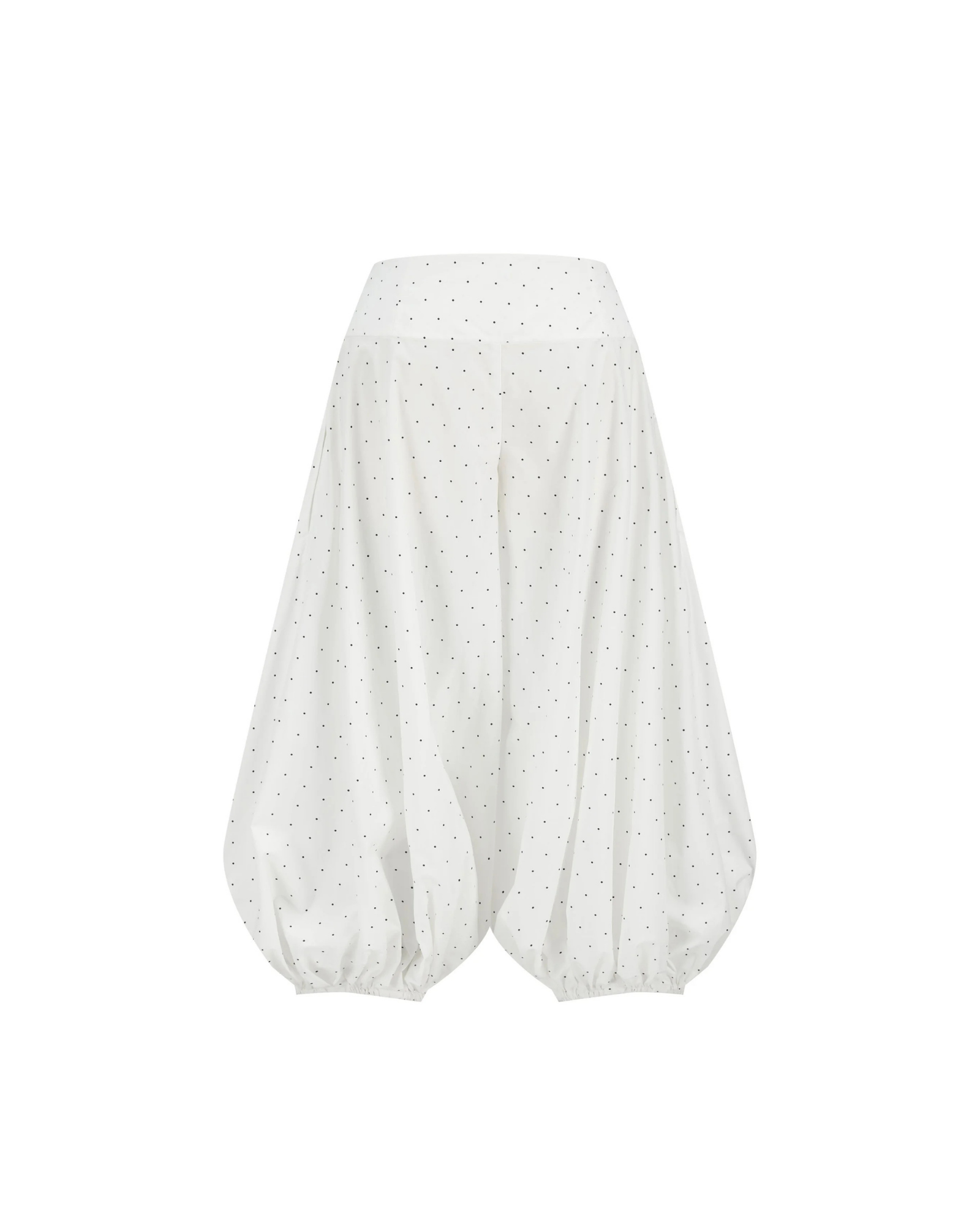 Lantern Pants with Wide Waistband