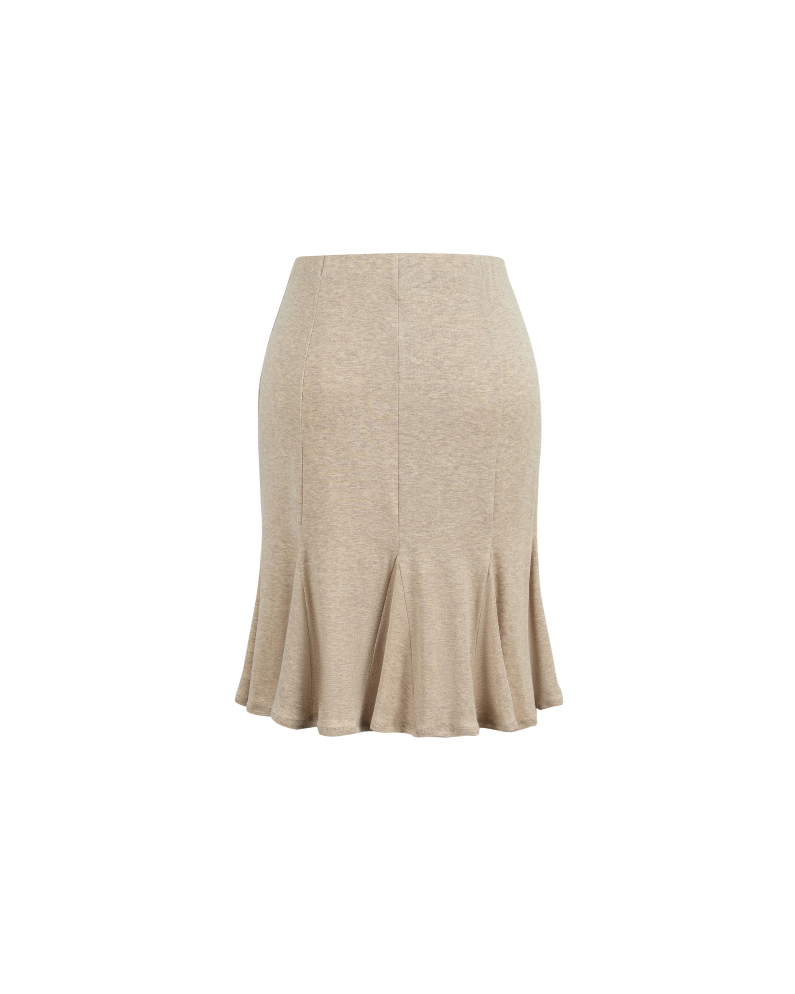 Mermaid Midi Skirt in Oat