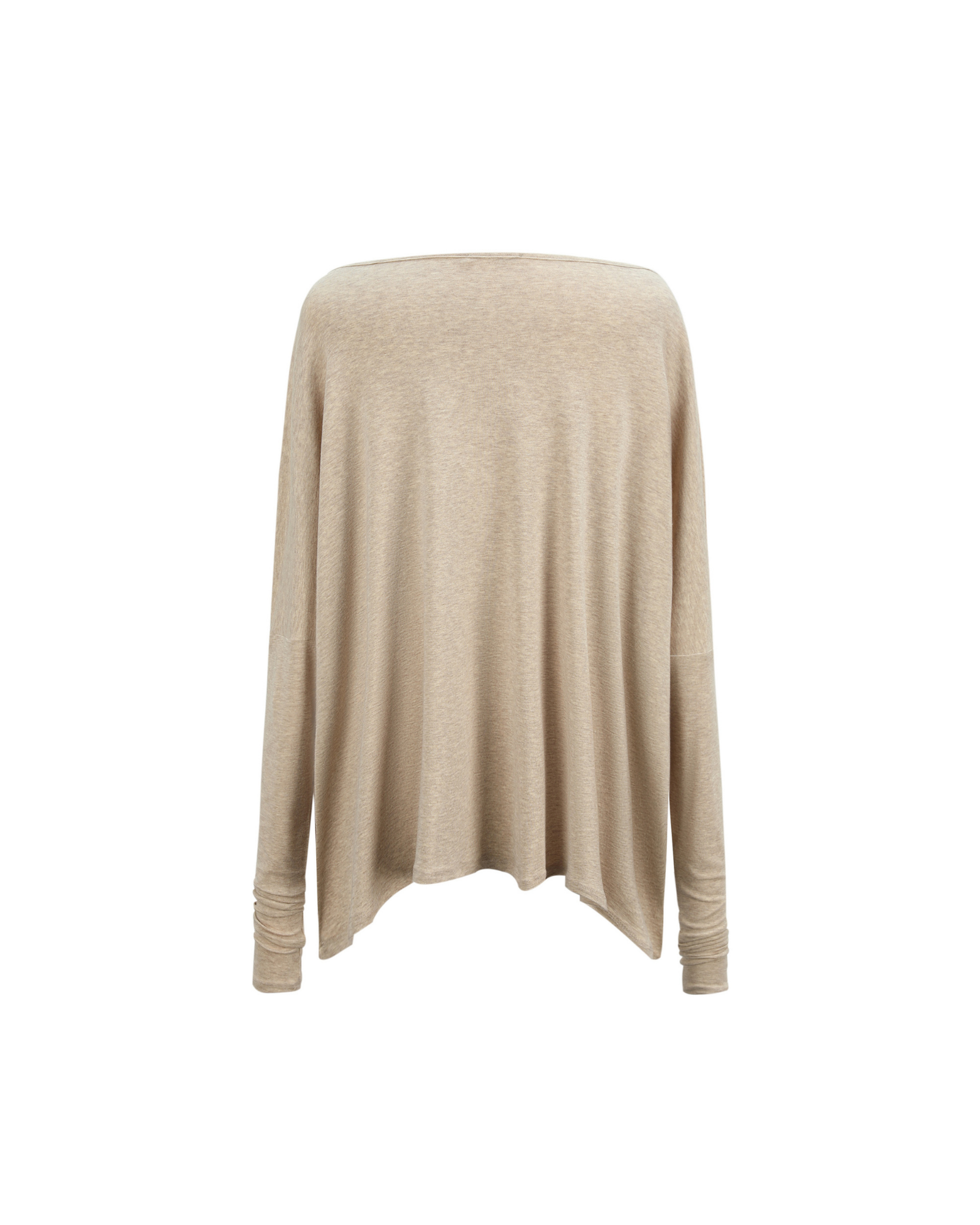 Oversized Long Sleeve Top in Oat