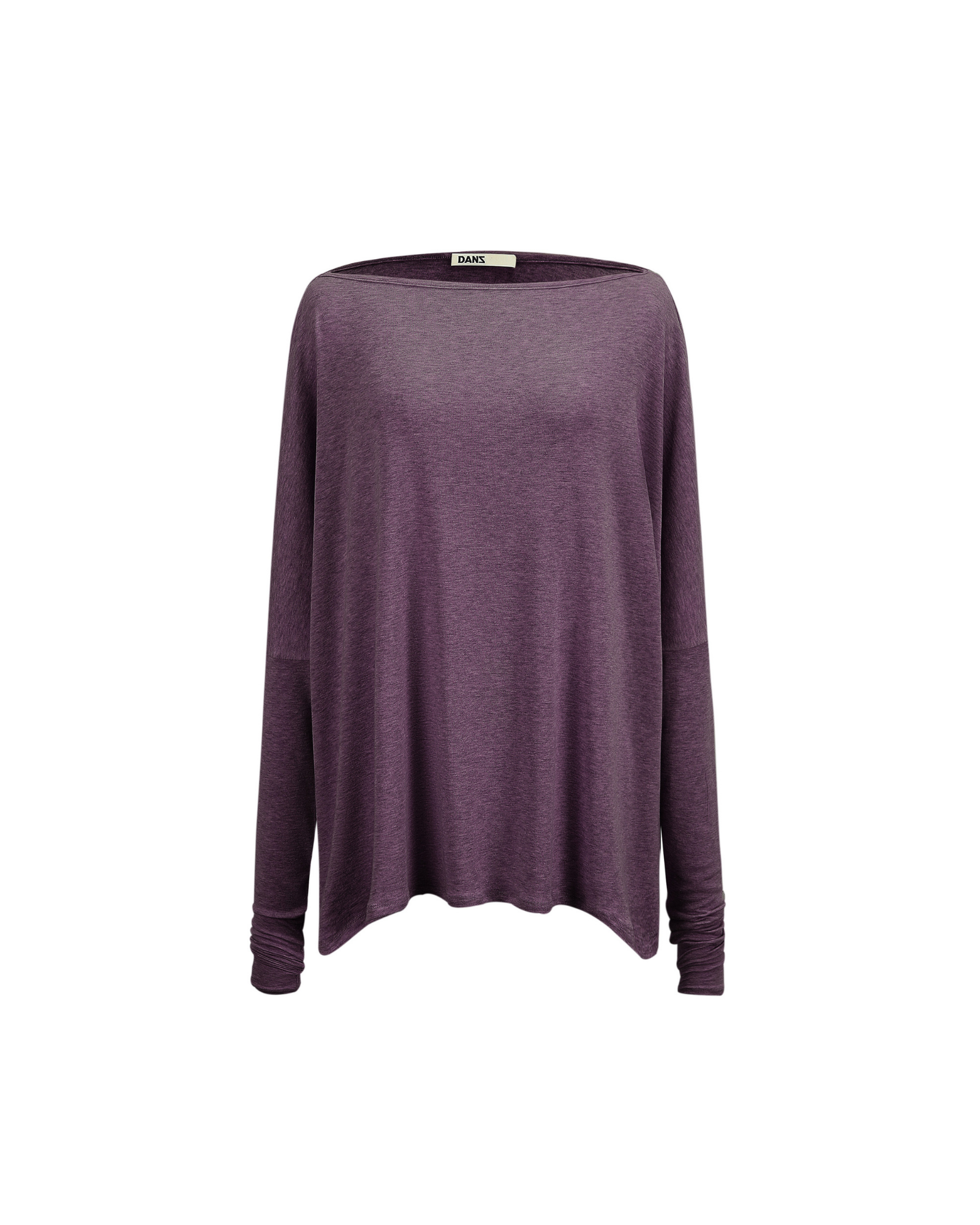 Purple sweater on a white background
