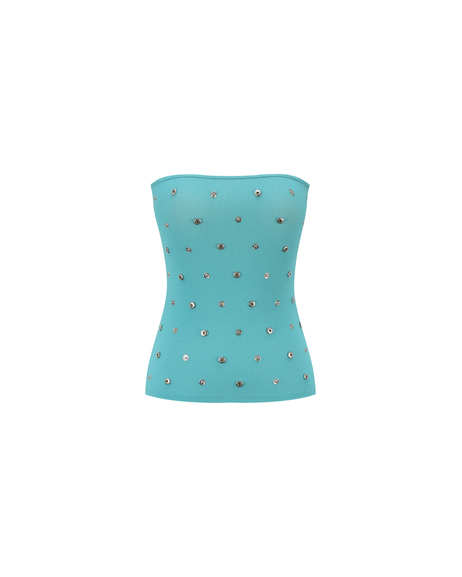 SENSITIVE® Tube Top with Rivets in Aqua