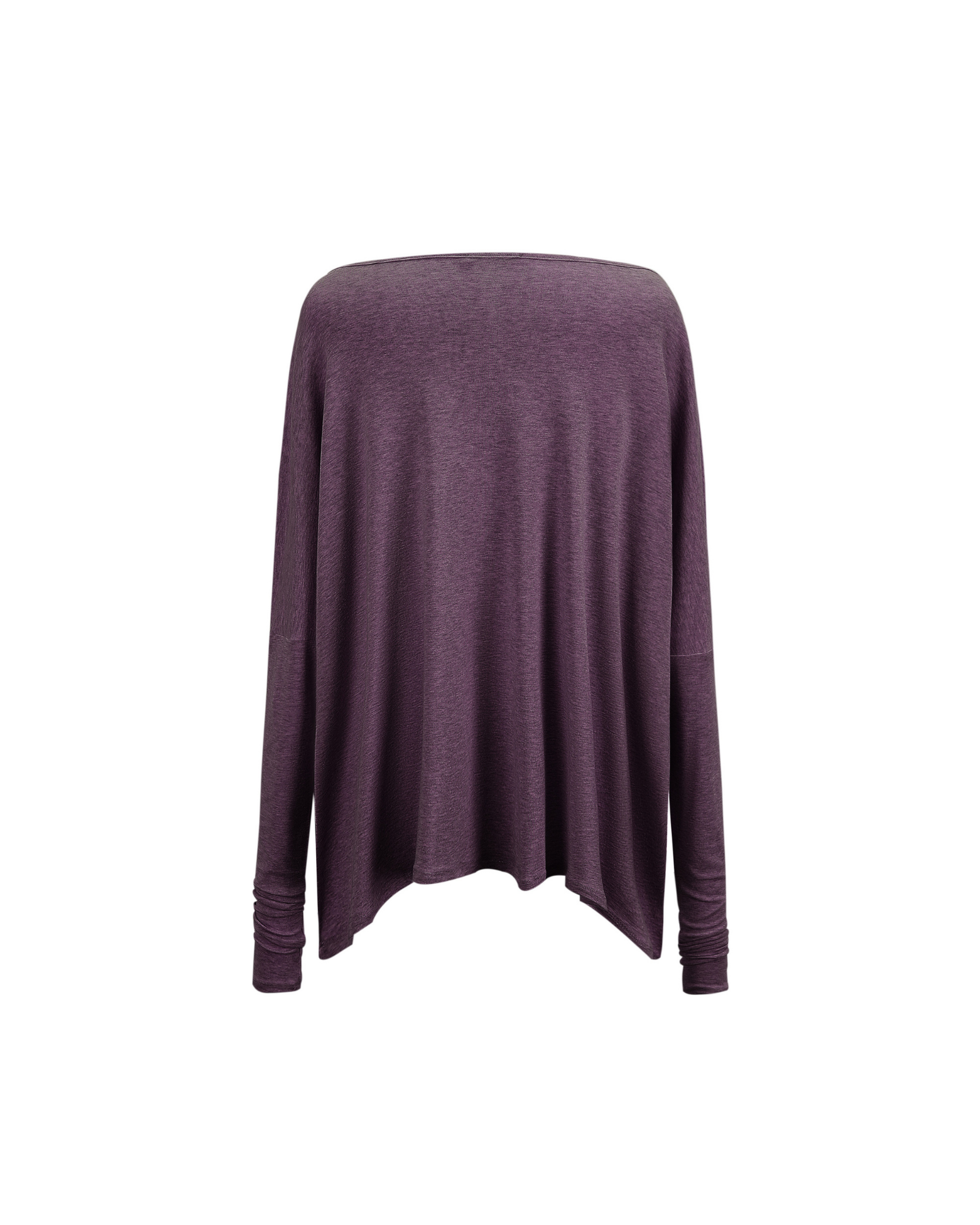 Purple sweater on a white background