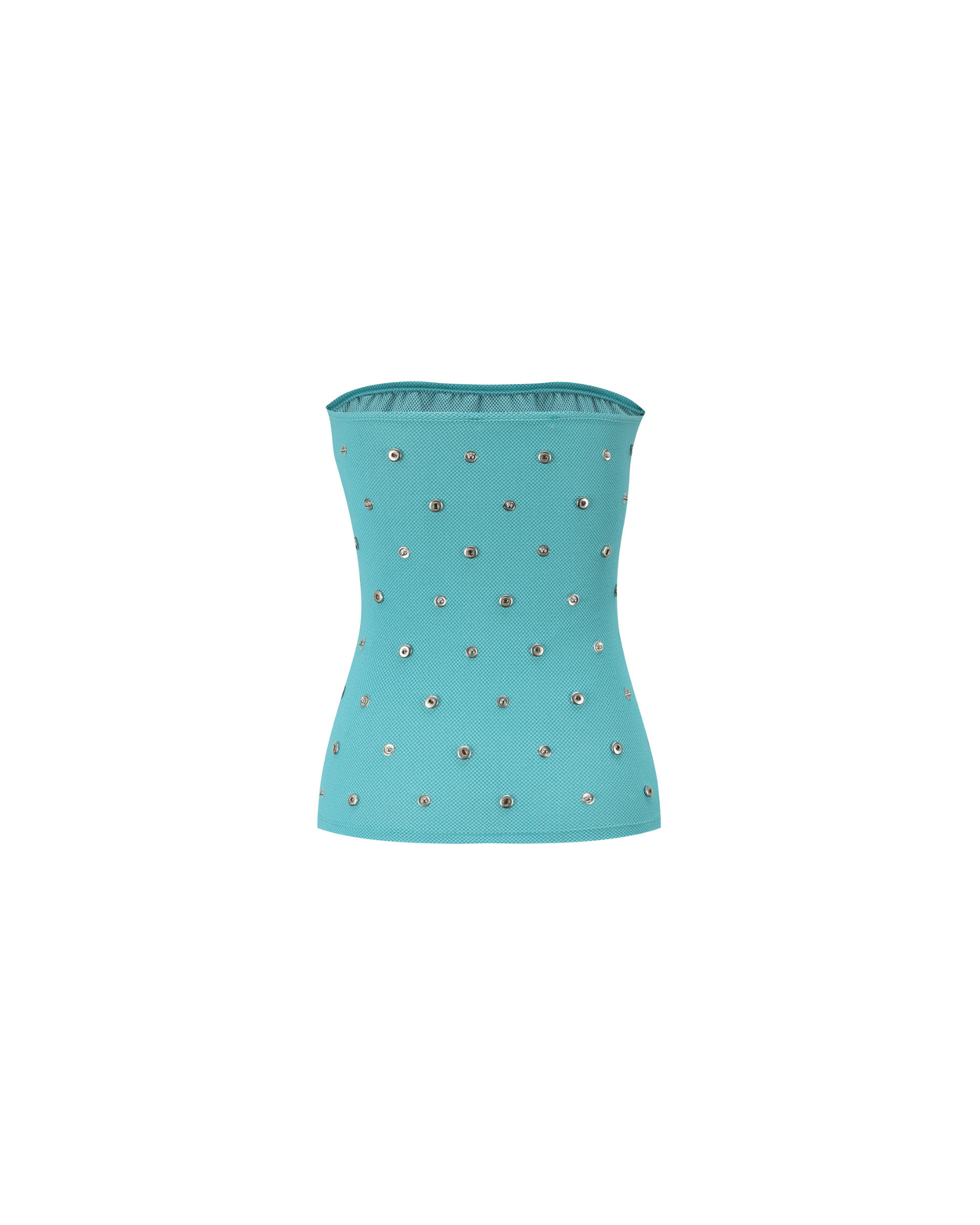 SENSITIVE® Tube Top with Rivets in Aqua