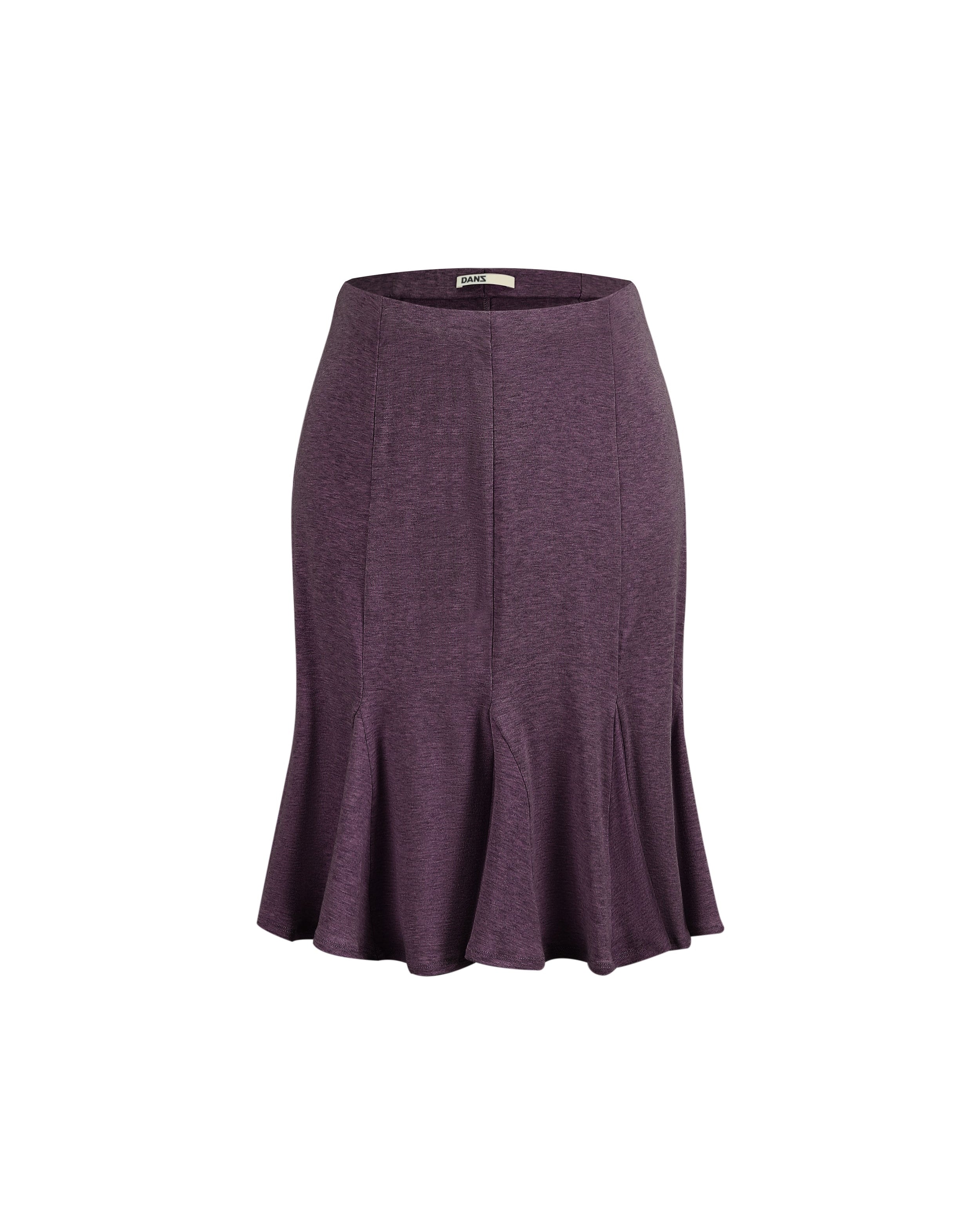 Purple skirt on a white background